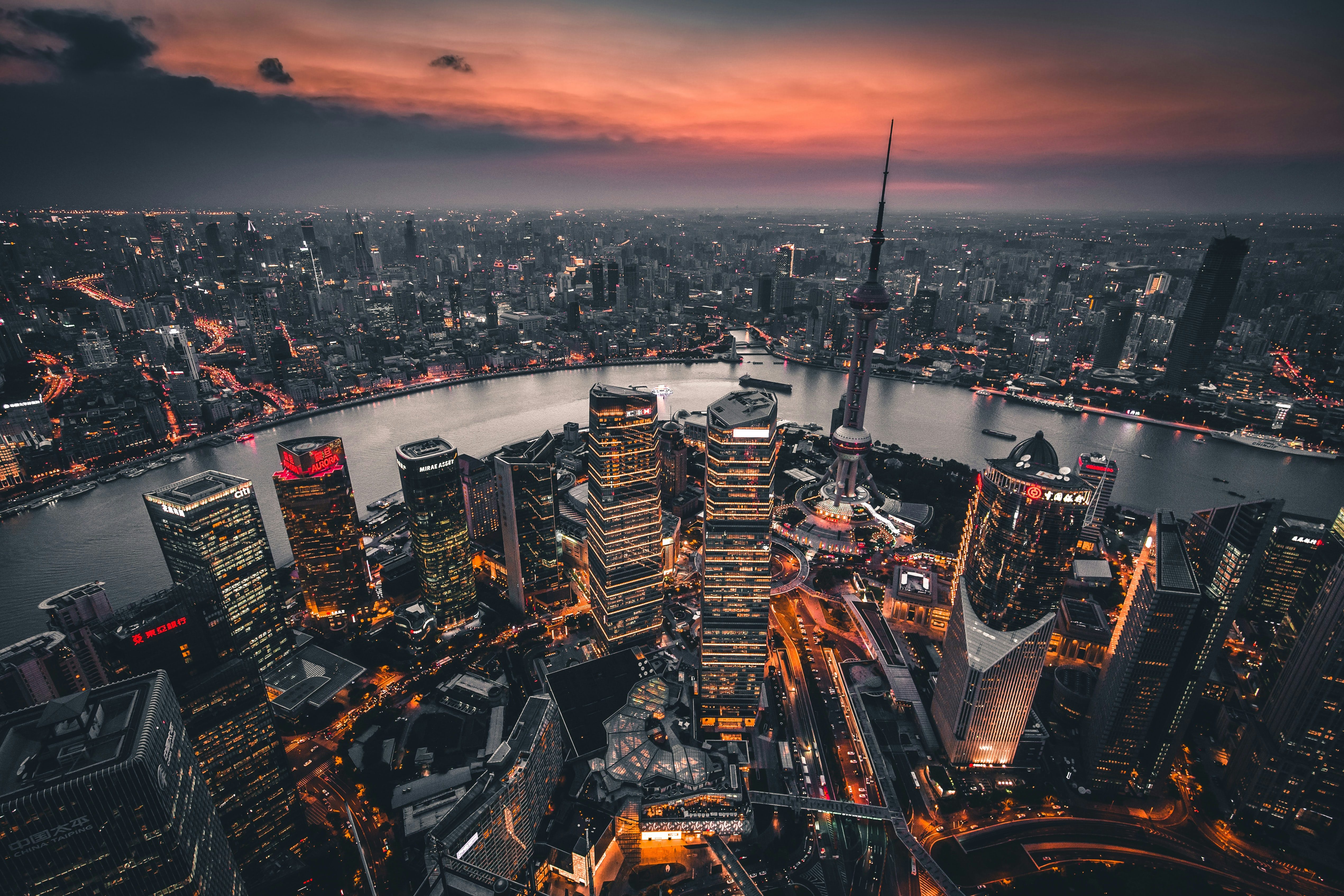 Shanghai at night | Photo: Denys Nevozhai