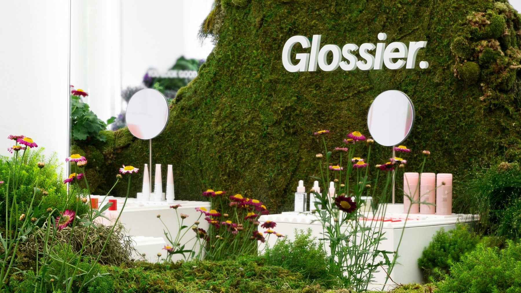 Glossier's Seattle pop-up. The brand will open its first new permanent location in the city. Glossier.