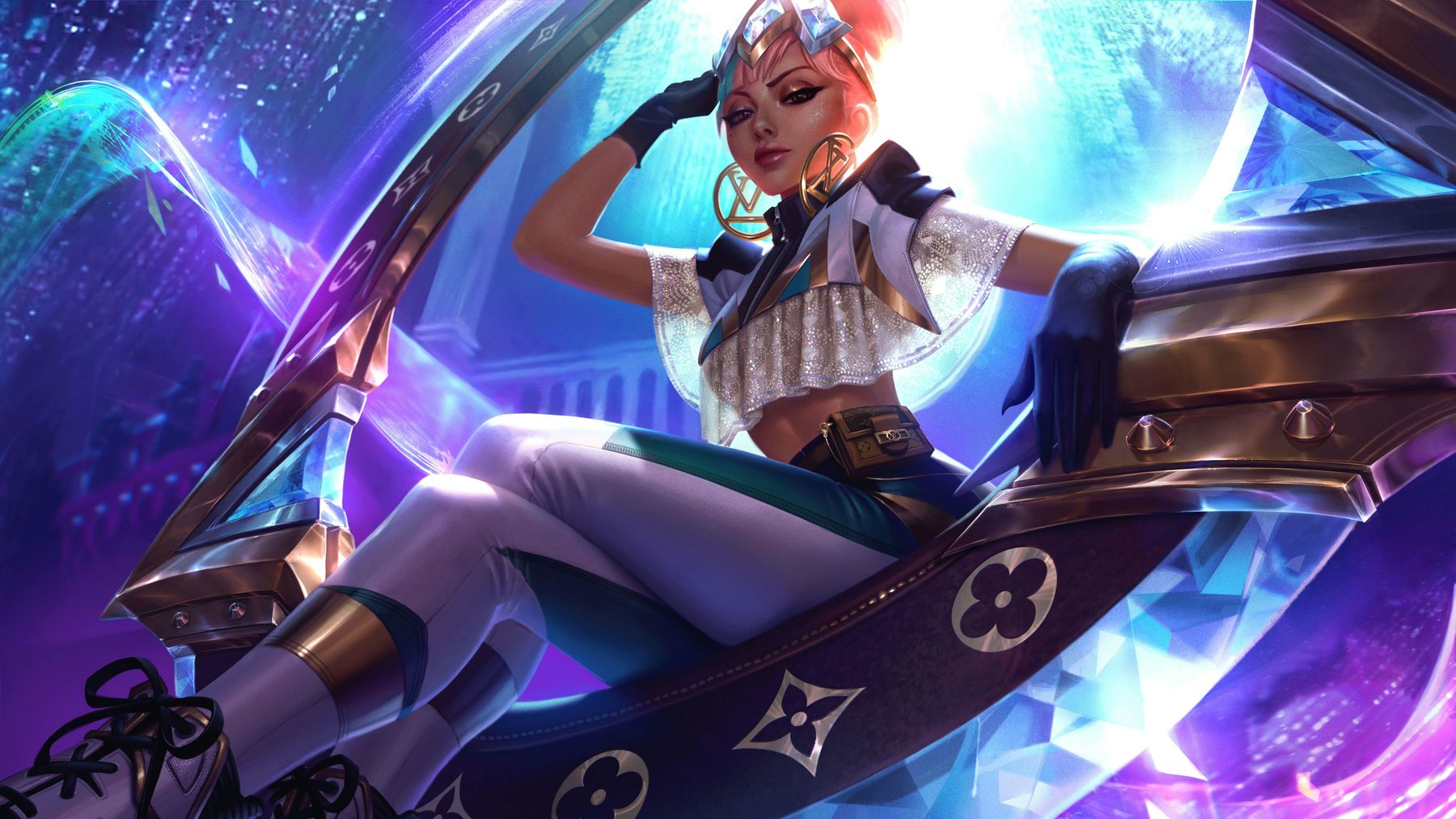 Louis Vuitton has collaborated with Riot Games' League of Legends to create branded virtual assets for the video game. Louis Vuitton.