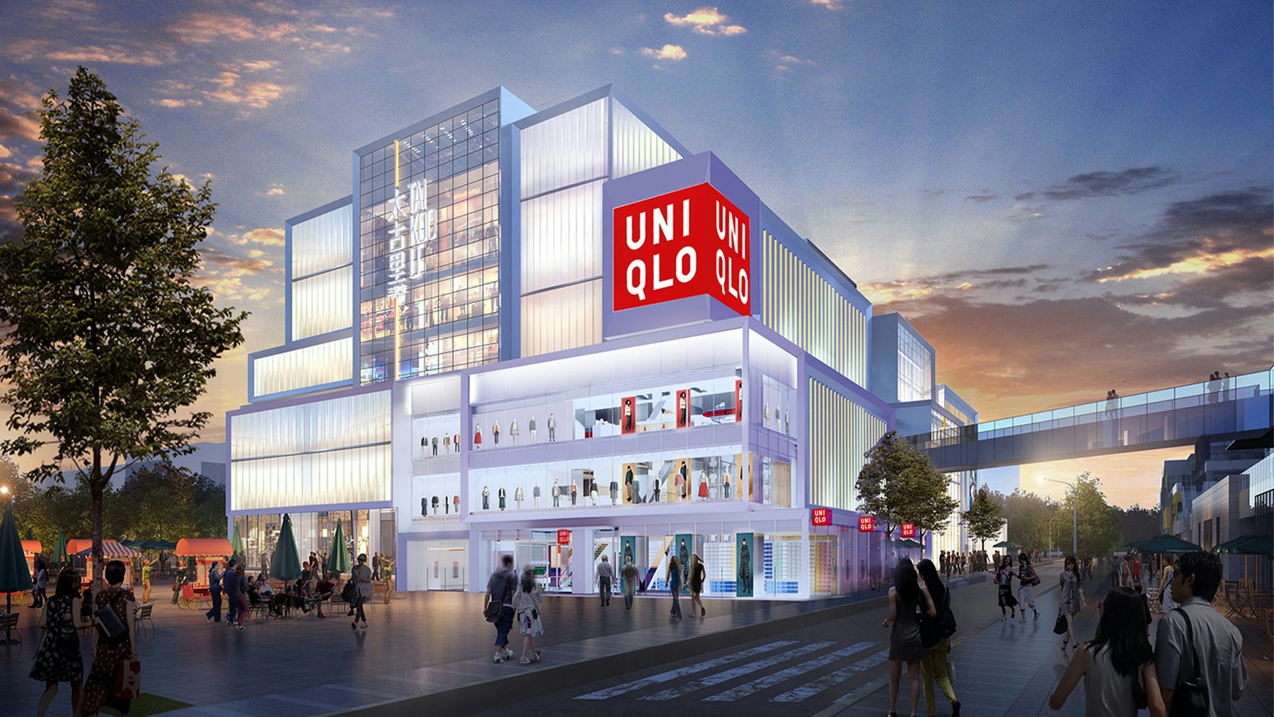 The Uniqlo Beijing Sanlitun flagship store will open Nov. 6. Courtesy.