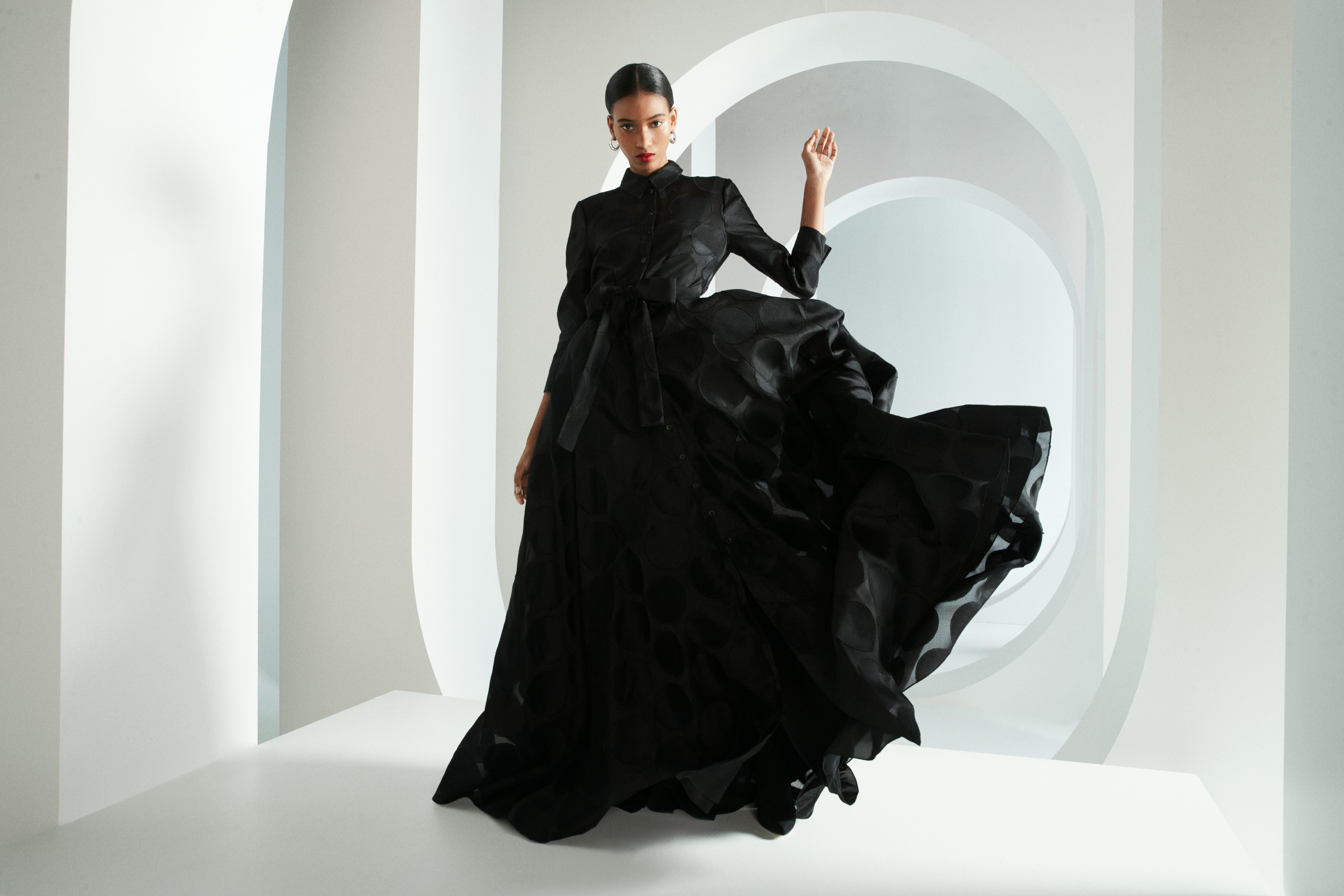 Designers like Carolina Herrera selectively partner with wholesalers like Neiman Marcus. Neiman Marcus.