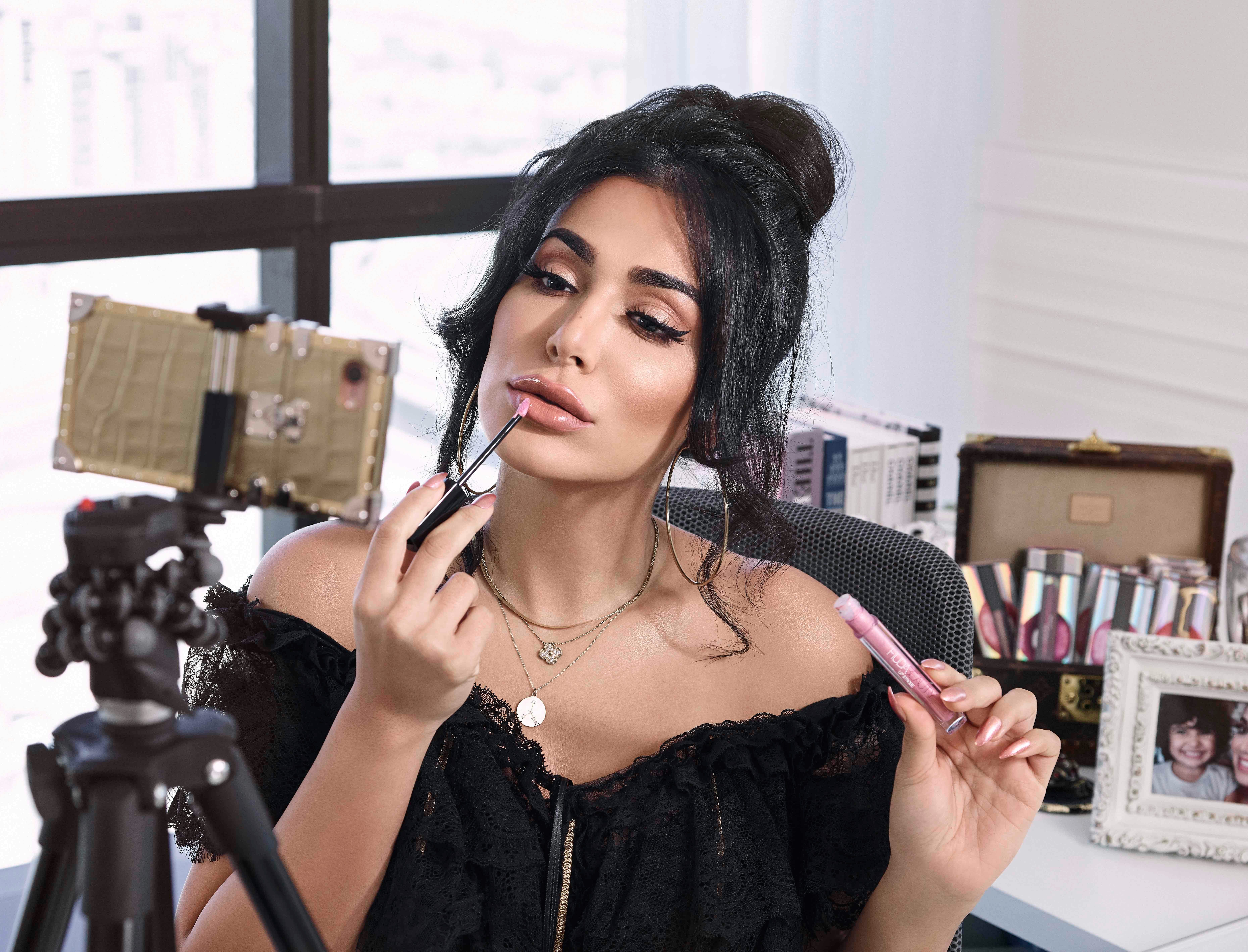 Huda Kattan is a prolific producer of beauty content | Photo: Adam Browning-Hill