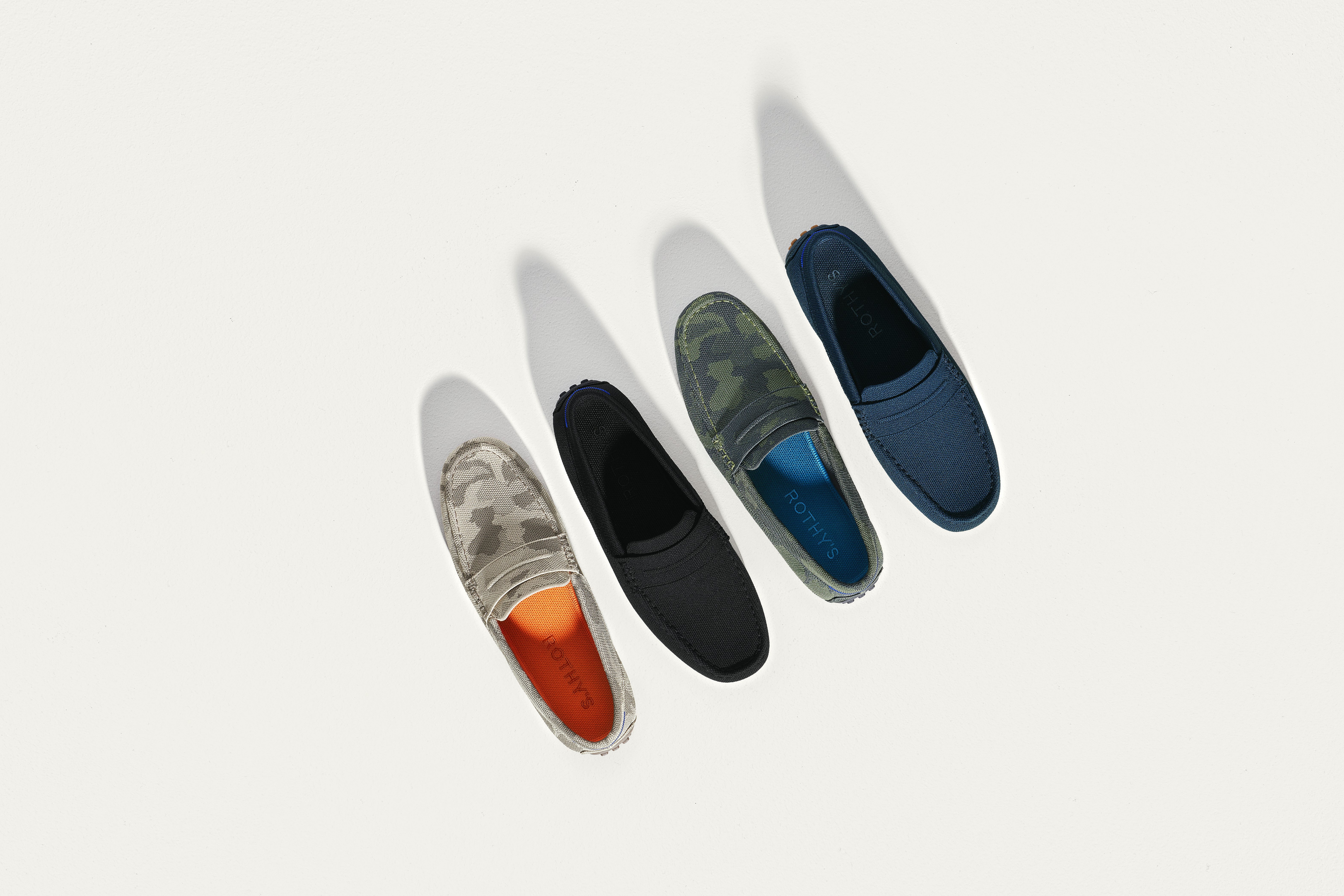 Rothy's loafers are made from recycled plastic bottles. Rothy's