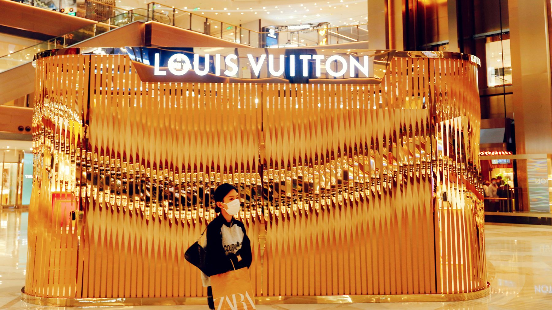 88 percent of China’s luxury growth is driven by new consumers, according to a new report. Getty Images.