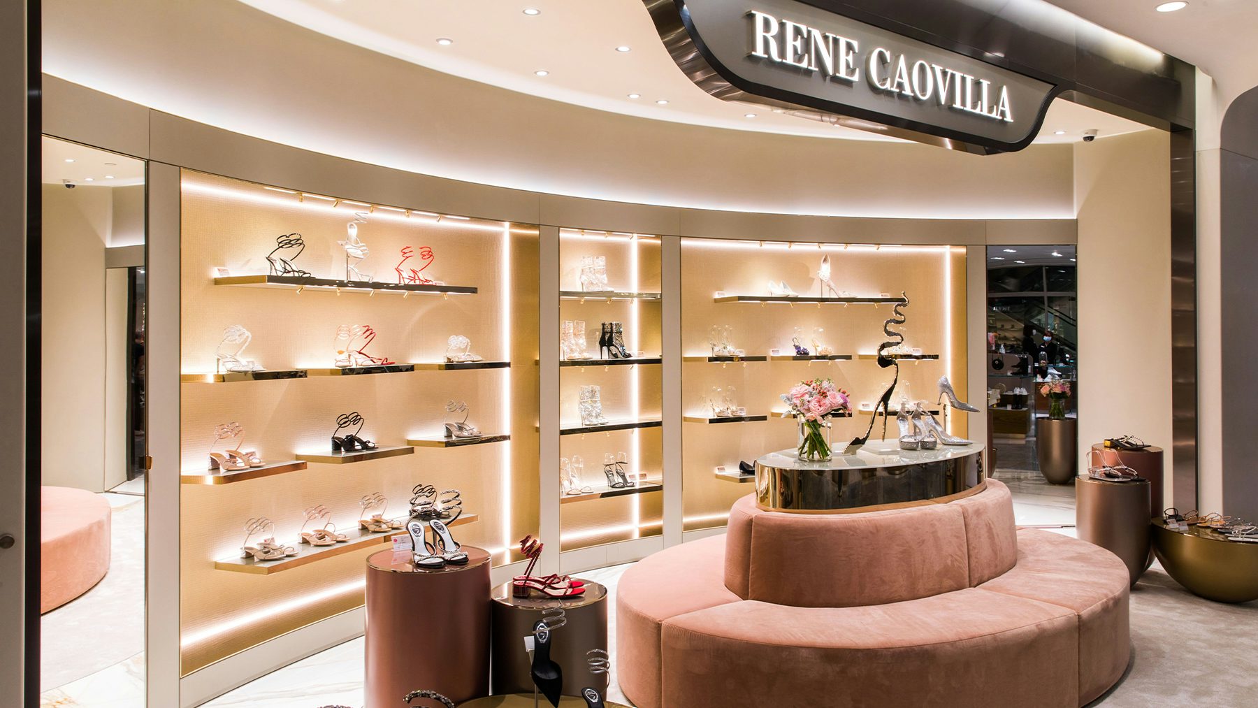 René Caovilla opened its first mainland China store in SKP Beijing a year ago. René Caovilla.