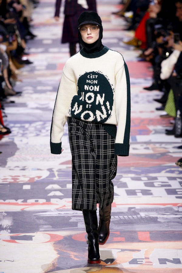 A Mesh of the Personal and Political at Dior | Fashion Show Review ...