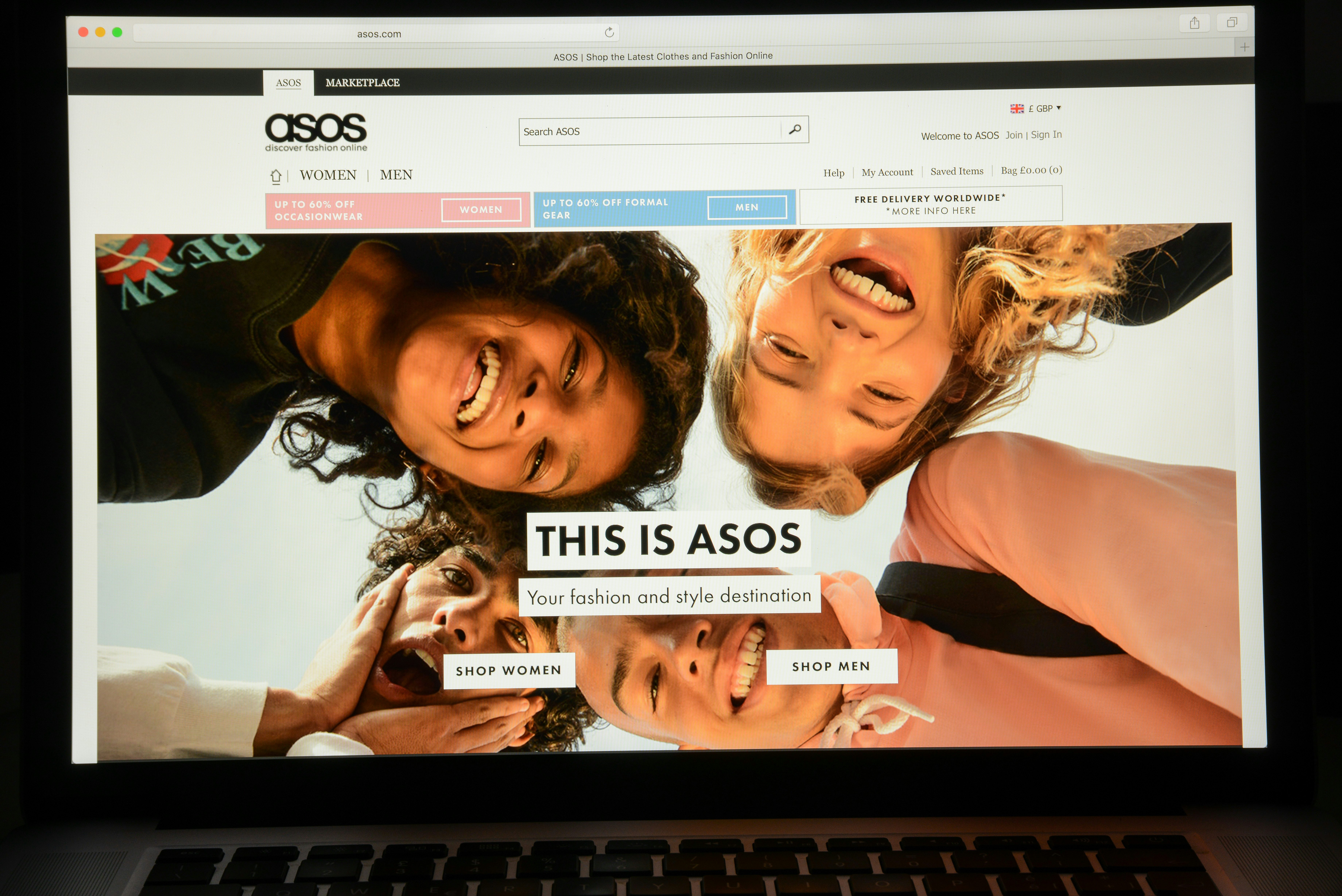 asos discover fashion online