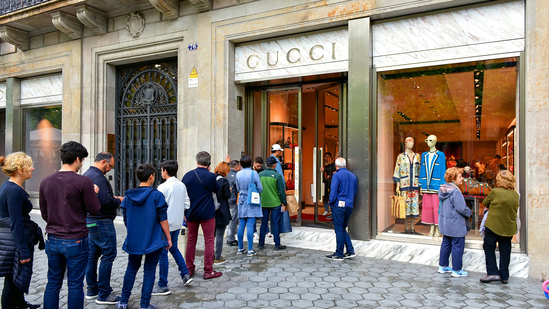 gucci group share price