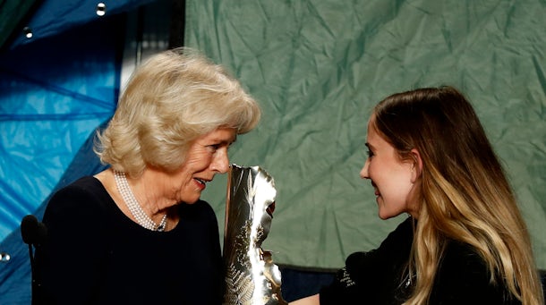 Bethany Williams receives Royal prize from the Duchess Of Cornwall | Source: Getty Images)
